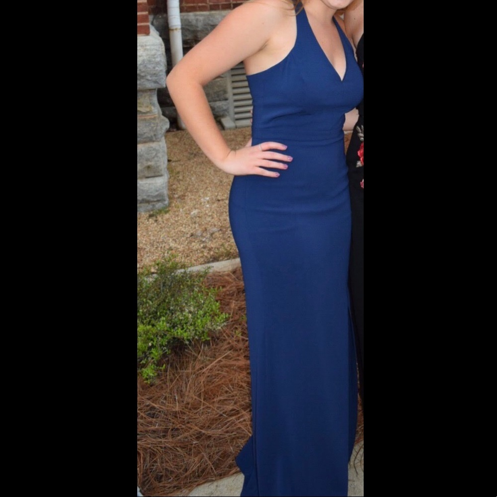 Navy Blue Formal Dress